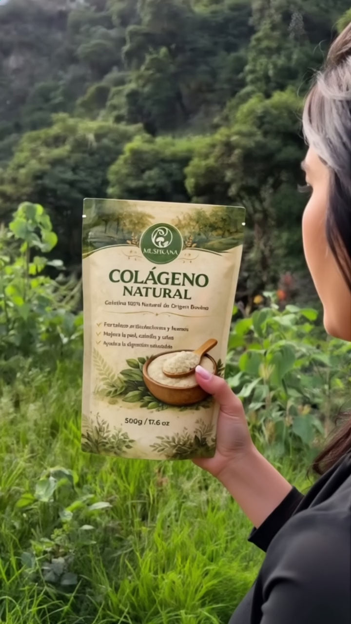 Colágeno Natural Mushkana - Origen Bovino